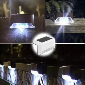 Kit Iluminação Solar Deck Escadas Muro Corrimão [Instalação Fácil]
