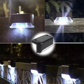 Kit Iluminação Solar Deck Escadas Muro Corrimão [Instalação Fácil]